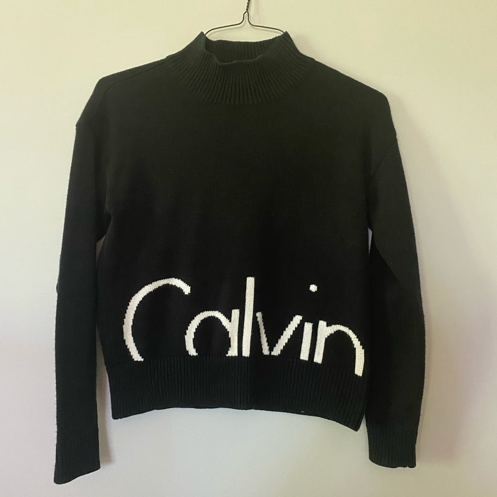 Calvin Klein Black Turtleneck Sweater